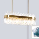 Loft Industry Modern - Razor2 Oval Chandelier